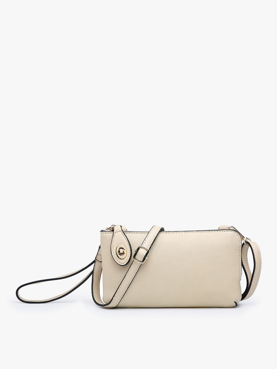 Jen & Co. - M1818 Kendall Crossbody/Wristlet w/ Twist Lock Closure