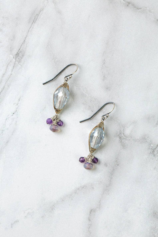 Anne Vaughan Designs Jewelry - Reflections Crystal Herringbone Earrings
