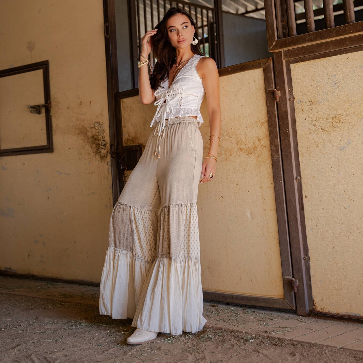 Young Threads - Runway-Ready Knit & Woven Pants with Prints & Relaxed Drape