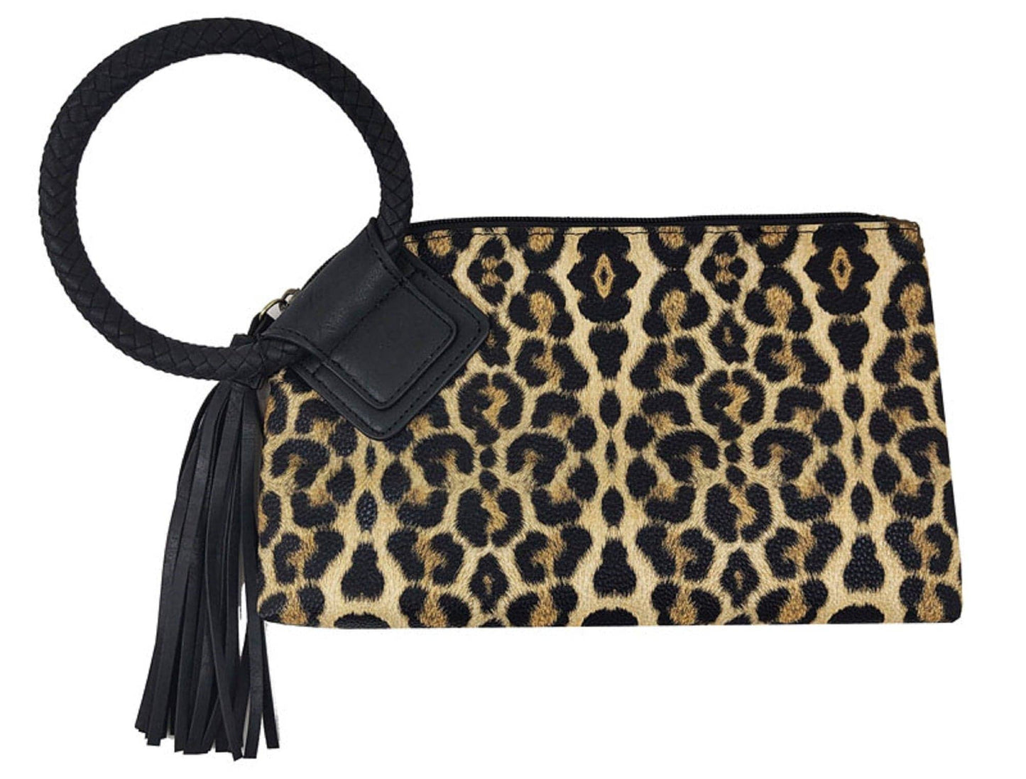 MiMi Wholesale - BP204 Fashion Cuff Handle Tassel Wristlet Clutch