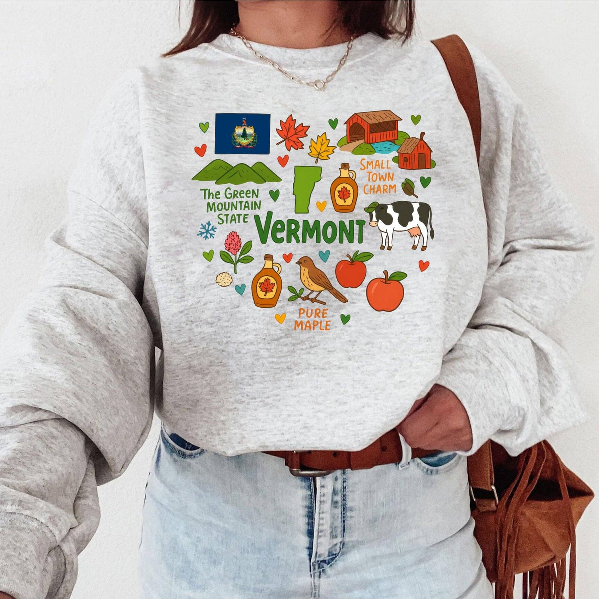 EnjoyMyDesign - Vermont Kids T-Shirt – Green Mountain State Icons