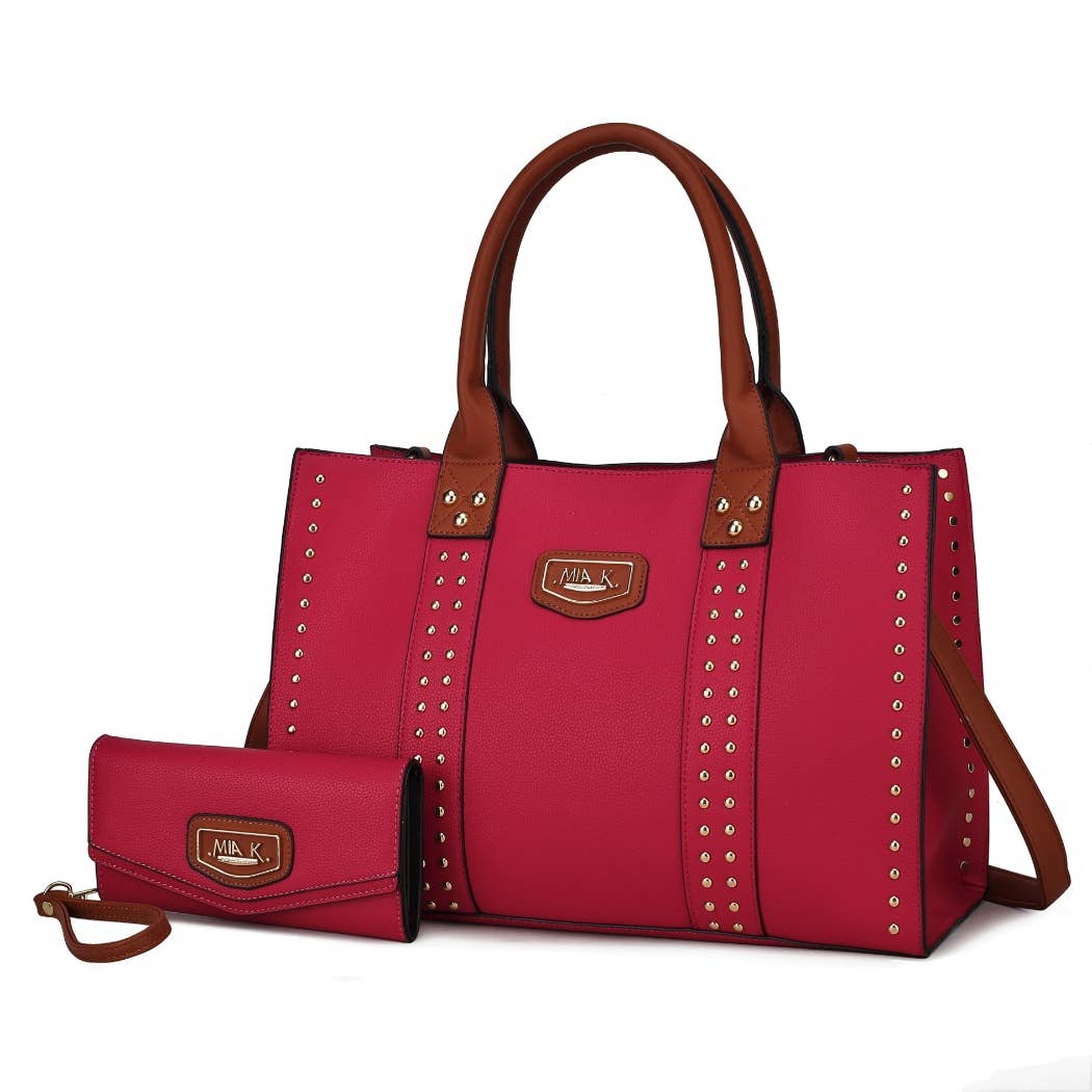 MKF Collection - MKF Davina Tote Handbag and Wallet Vegan Leather Women