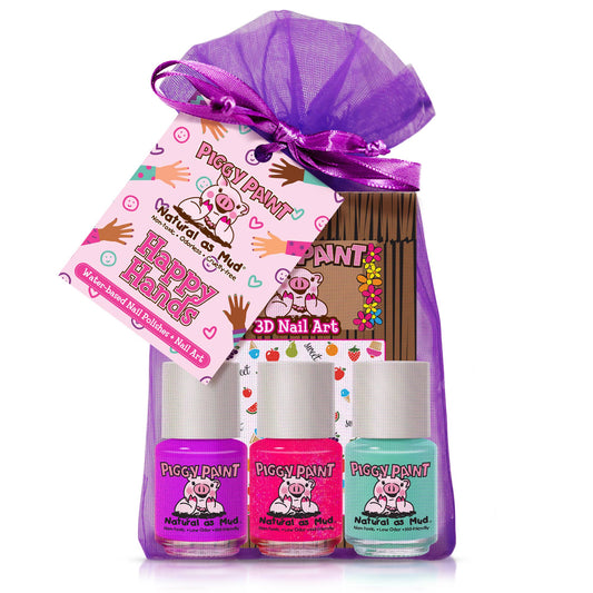 Piggy Paint - 0.25 oz. Happy Hands Gift Set