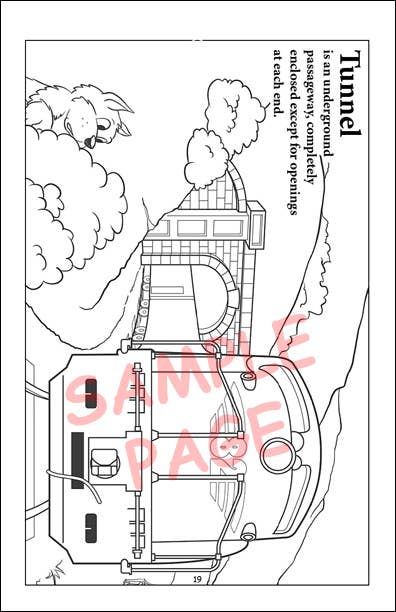Really Big Coloring Books | ColoringBook.com - 12-pack Trains 5.5"x8.5"