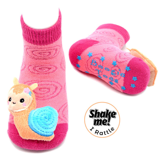 Boogie Toes - Baby Snail Boogie Toes - Baby Rattle Socks