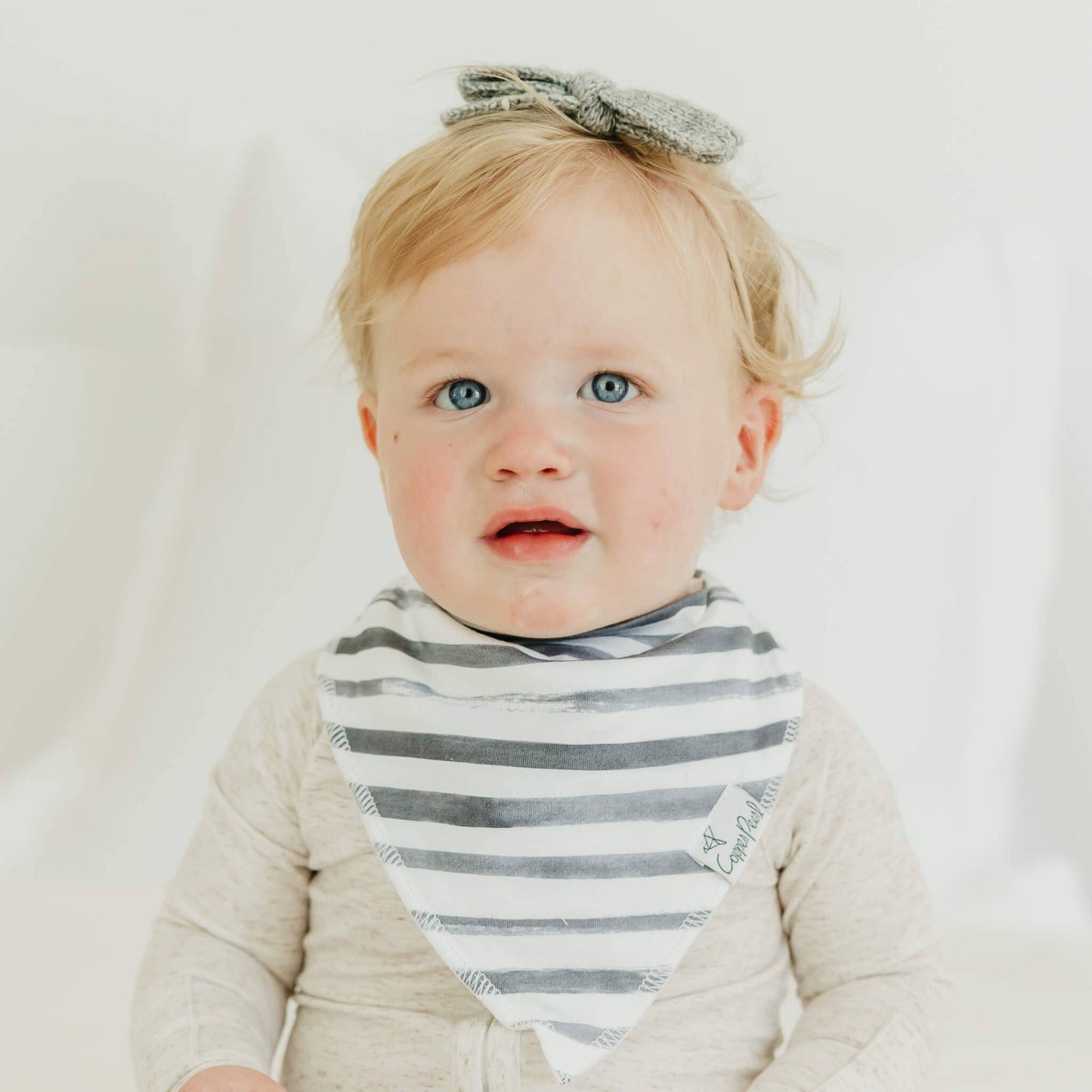 Copper Pearl - 4 Pack Baby Bandana Bibs - Noah