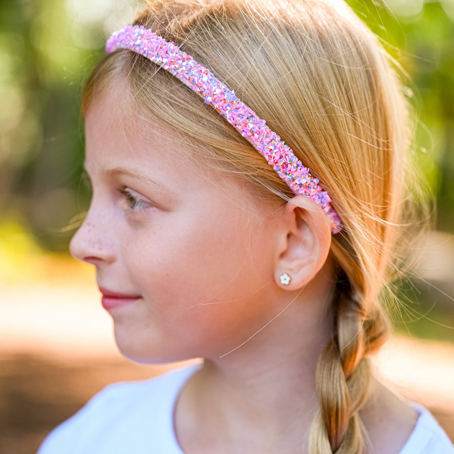 Frog Sac - Thin Sequin Headband - Non Slip Hair Accessories for Kids