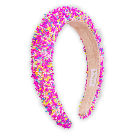 Frog Sac - Padded Sprinkles Headband