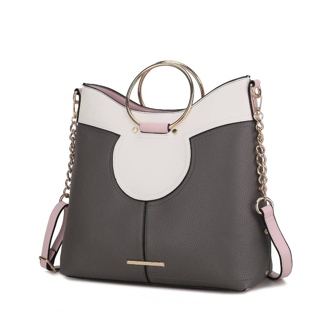 MKF Collection - MKF Kylie Top Handle Satchel Handbag Vegan Leather