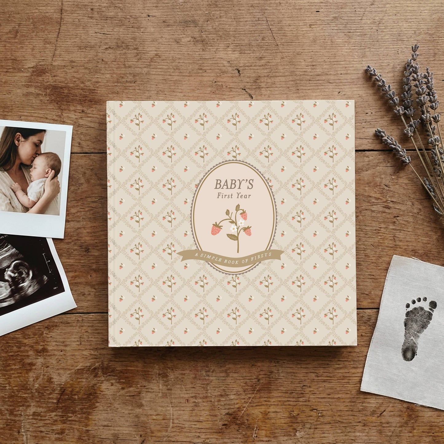 Lucy Darling - Cottage Garden First Year Baby Memory Book