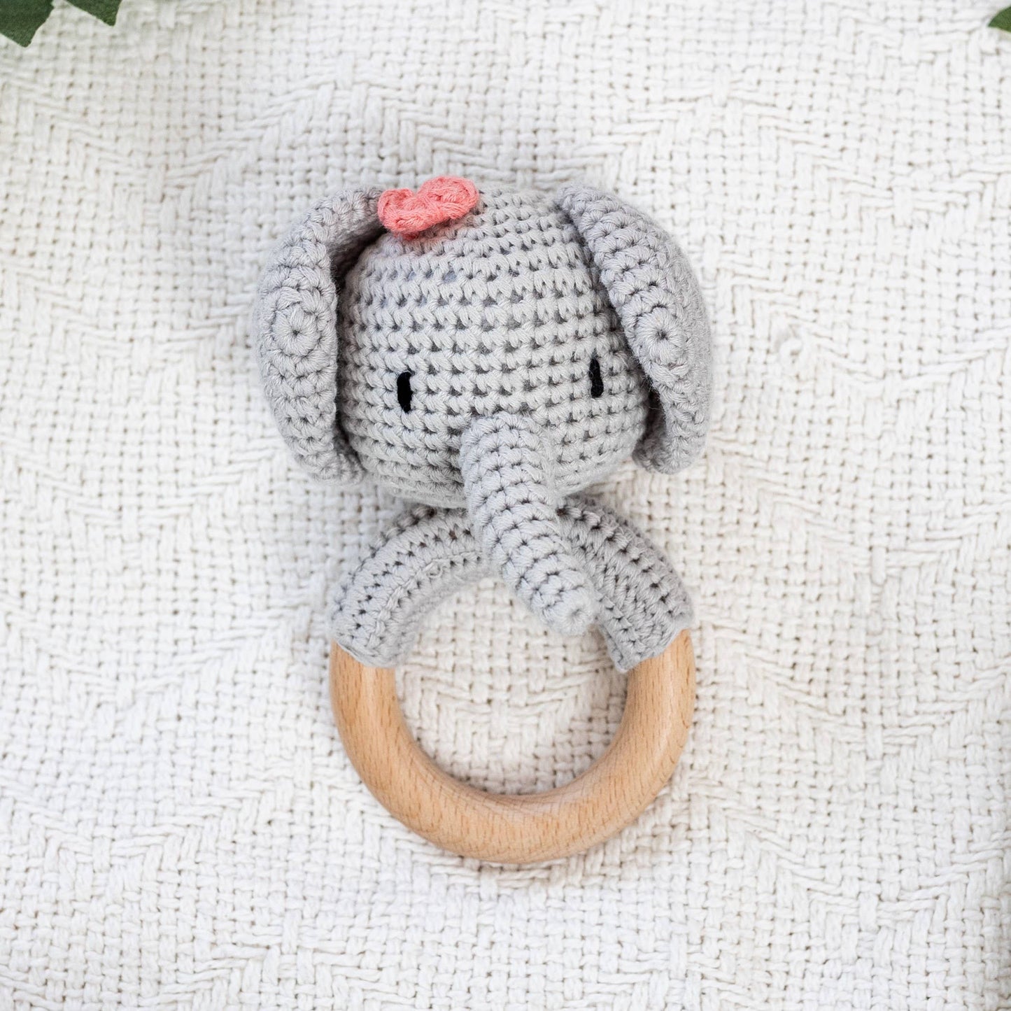 Wonderjoys Baby Co - Animal Hand Crochet Rattles - Safari Collection