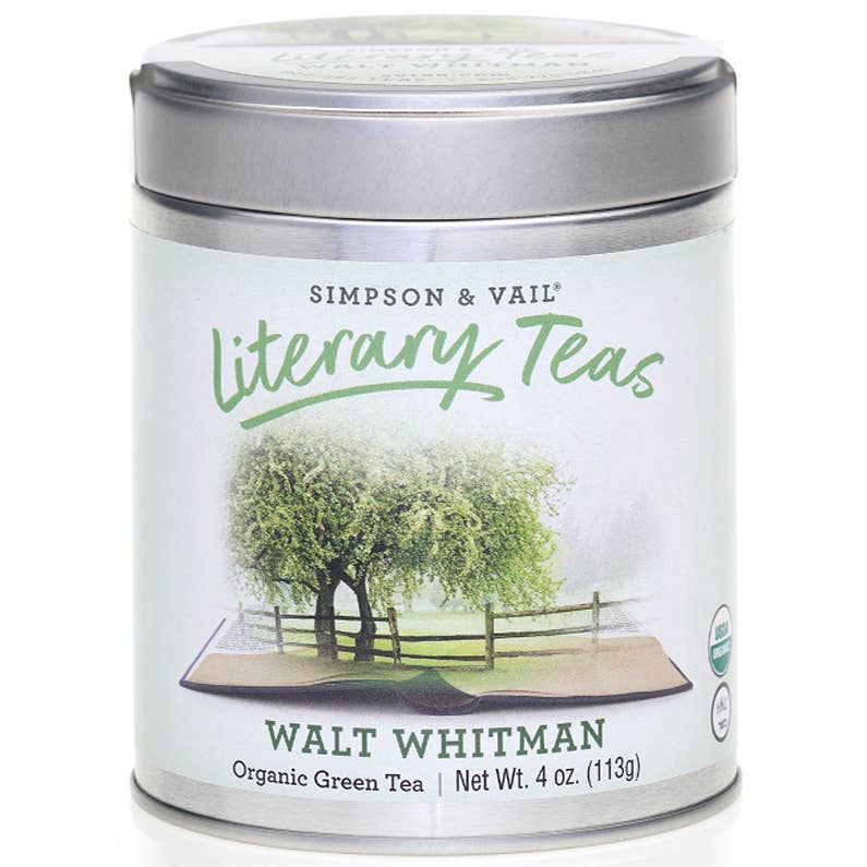Simpson & Vail - Walt Whitman’s Organic Green Tea Blend - 4 Ounce Tin