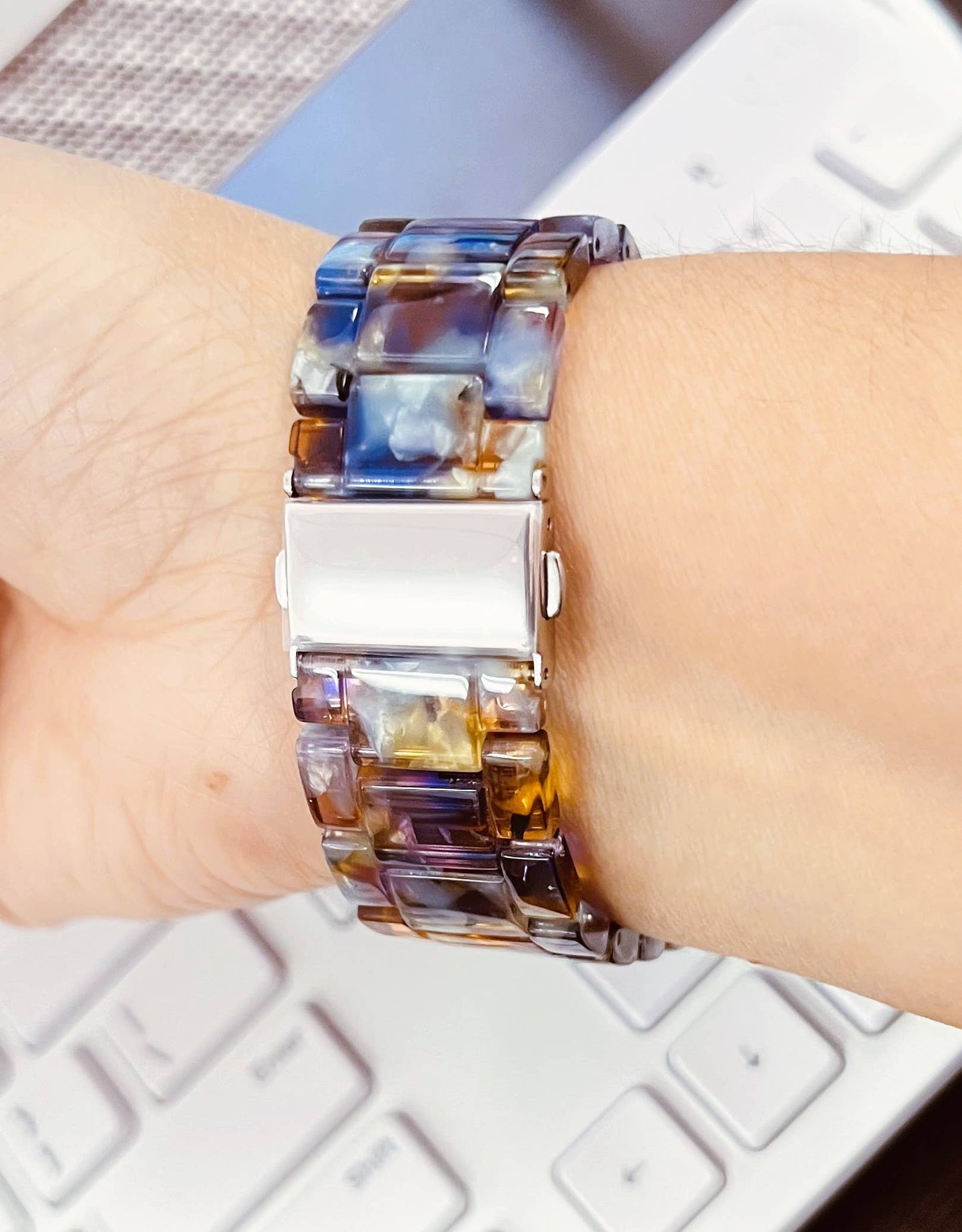 ShopTrendsNow - Resin Bracelet Light Weight Bands for Apple Watch