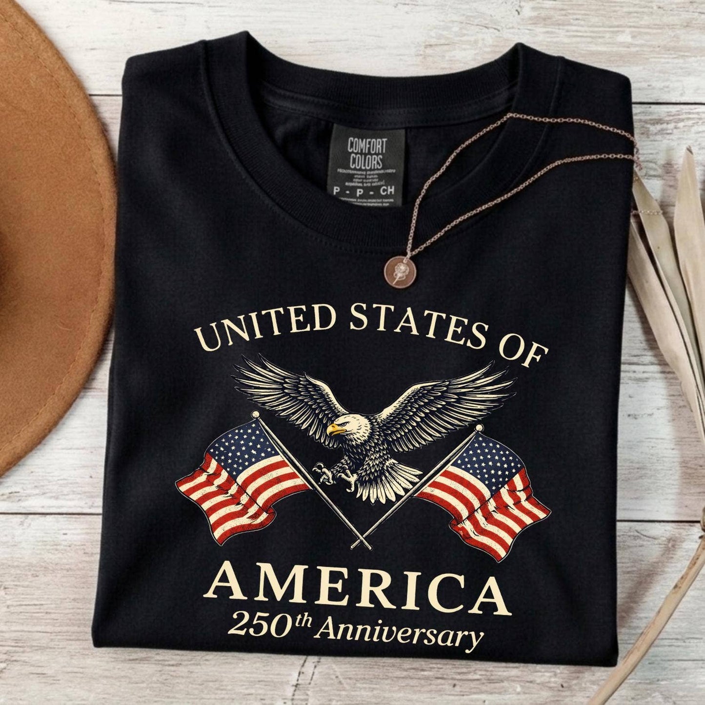 Glaime - Comfort Colors 250th of America Anniversary Shirt, Retro Tee