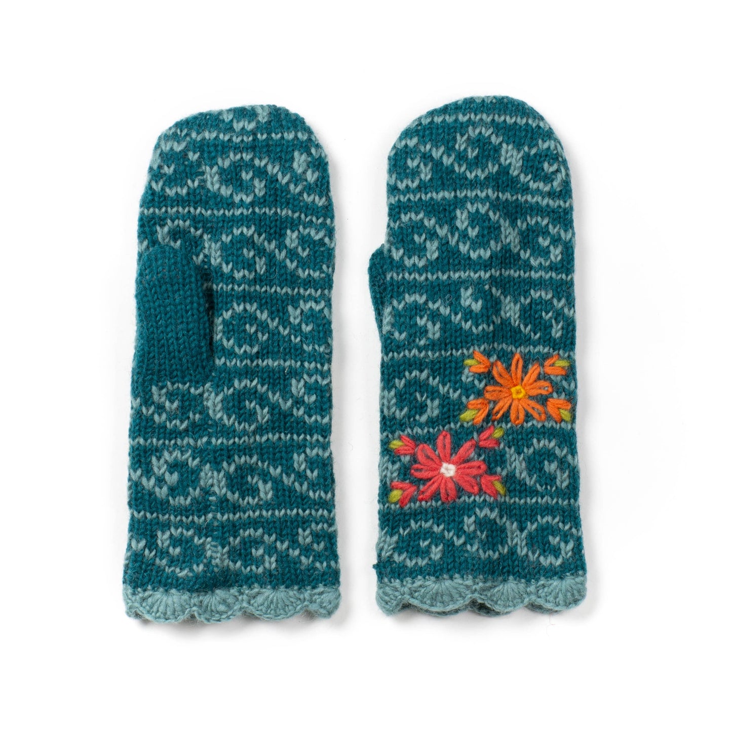 Lost Horizons Knitwear - Ballad - women's wool knit mittens