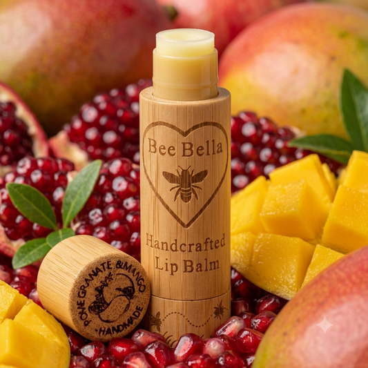 Bee Bella - Pomegranate Mango Lip Balm  |  6-Pack