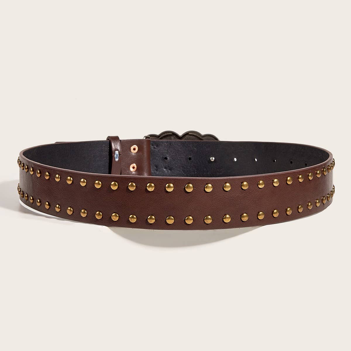 NINEXIS - CWABE0561_PUNK HEART TOOL BELT WITH RIVETS