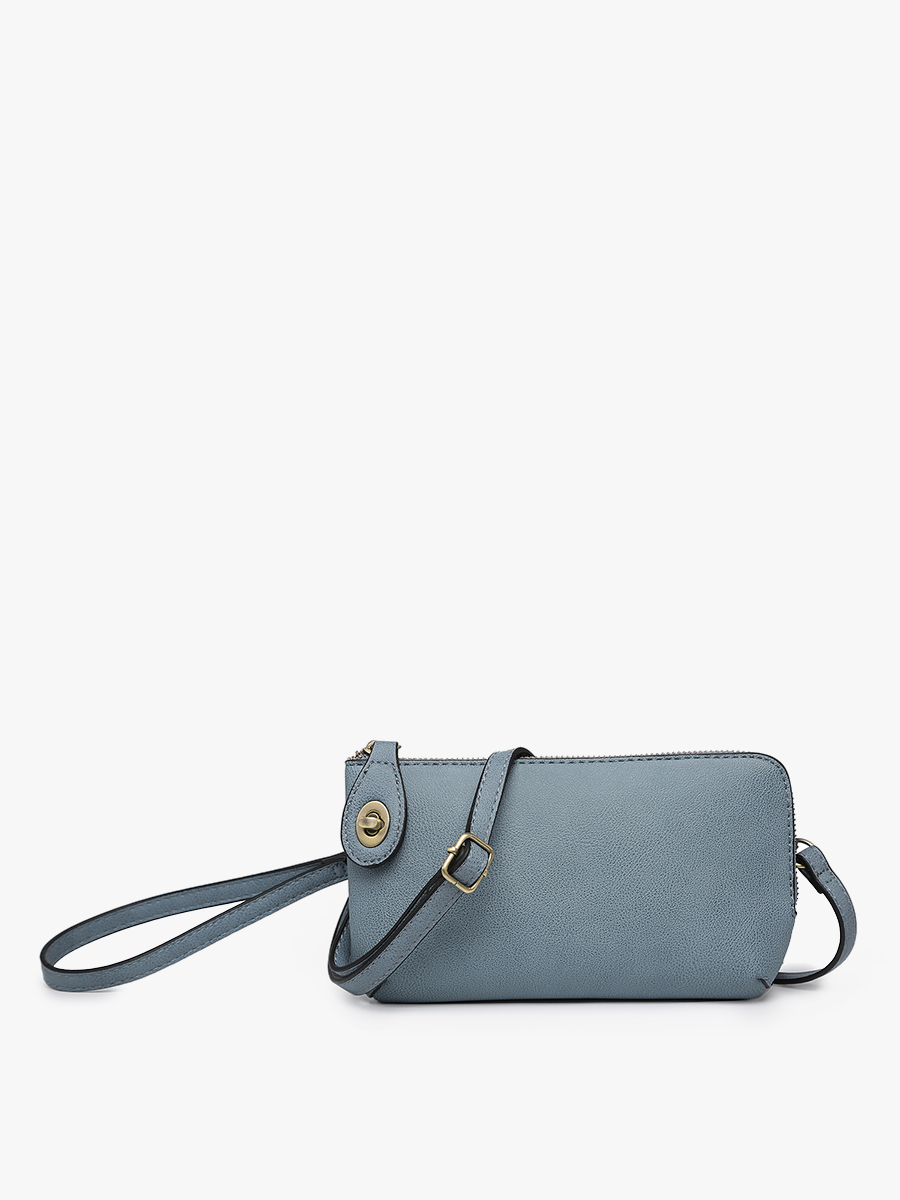 Jen & Co. - M1818 Kendall Crossbody/Wristlet w/ Twist Lock Closure