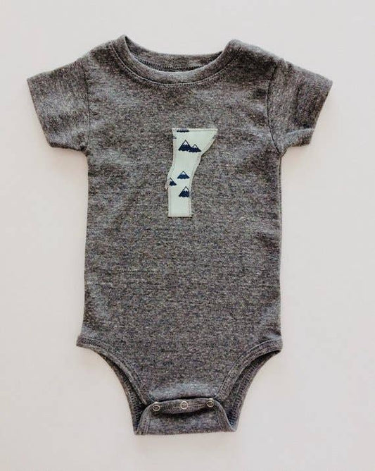 Vermont Tribe - Vermont Baby Bodysuit - Mountains