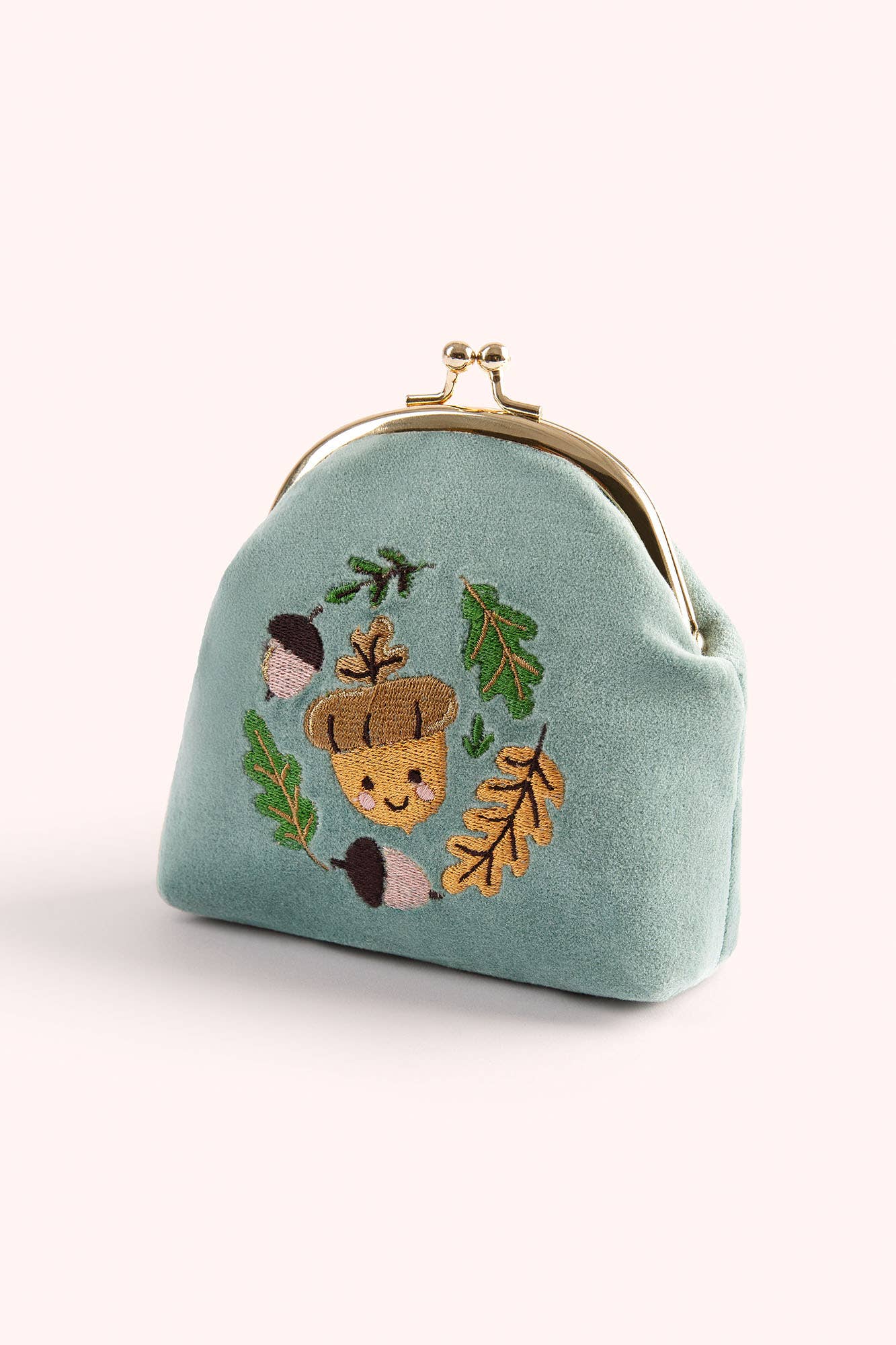 Powder Design inc - US - Velvet Coin Purse - Happy Acorn