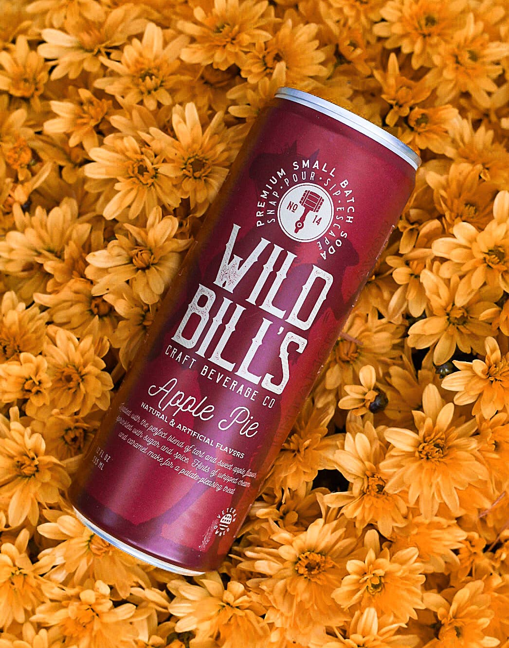 Wild Bill’s Craft Beverage Co. - Apple Pie - Premium Cane Sugar Soda, 12-Pack, Cans