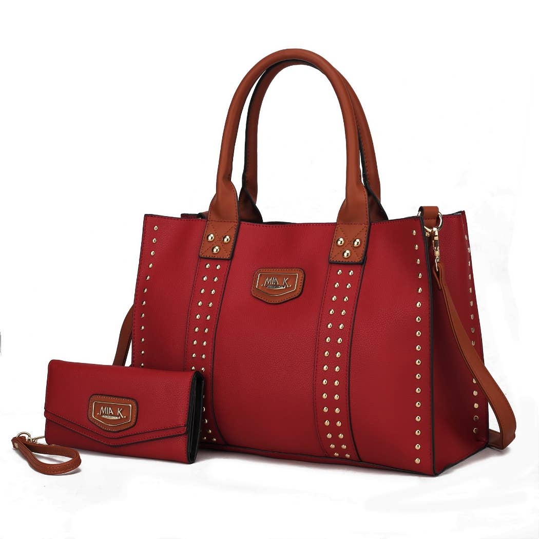 MKF Collection - MKF Davina Tote Handbag and Wallet Vegan Leather Women