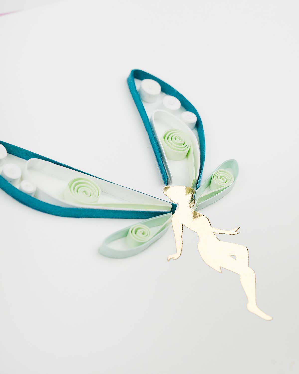 Quilling Card - Quilled Birthday Fairies Card | Whimsical Handmade BDay Card