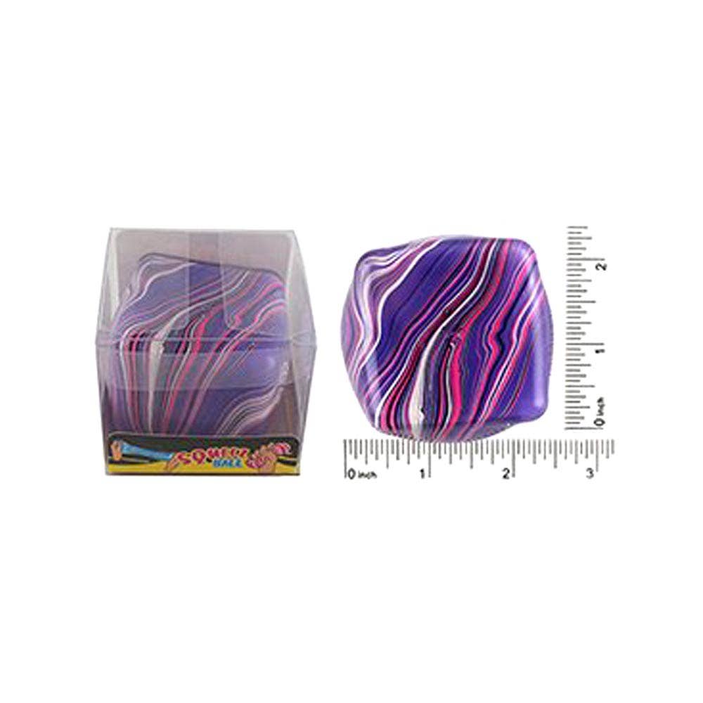 Sensibling Corp. - 12PCS - MARBLE SQUARE Squeeze Squishy Stress Relief Toy