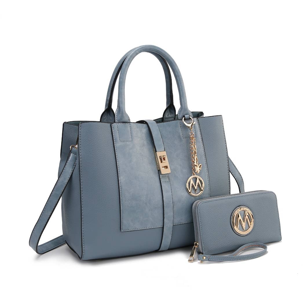 MKF Collection - MKF Yola Women's Satchel Bag with Wallet Set.