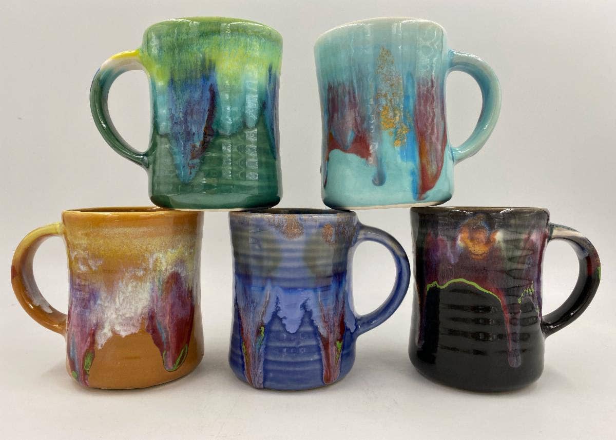 Lasser Ceramics - Teal Mug