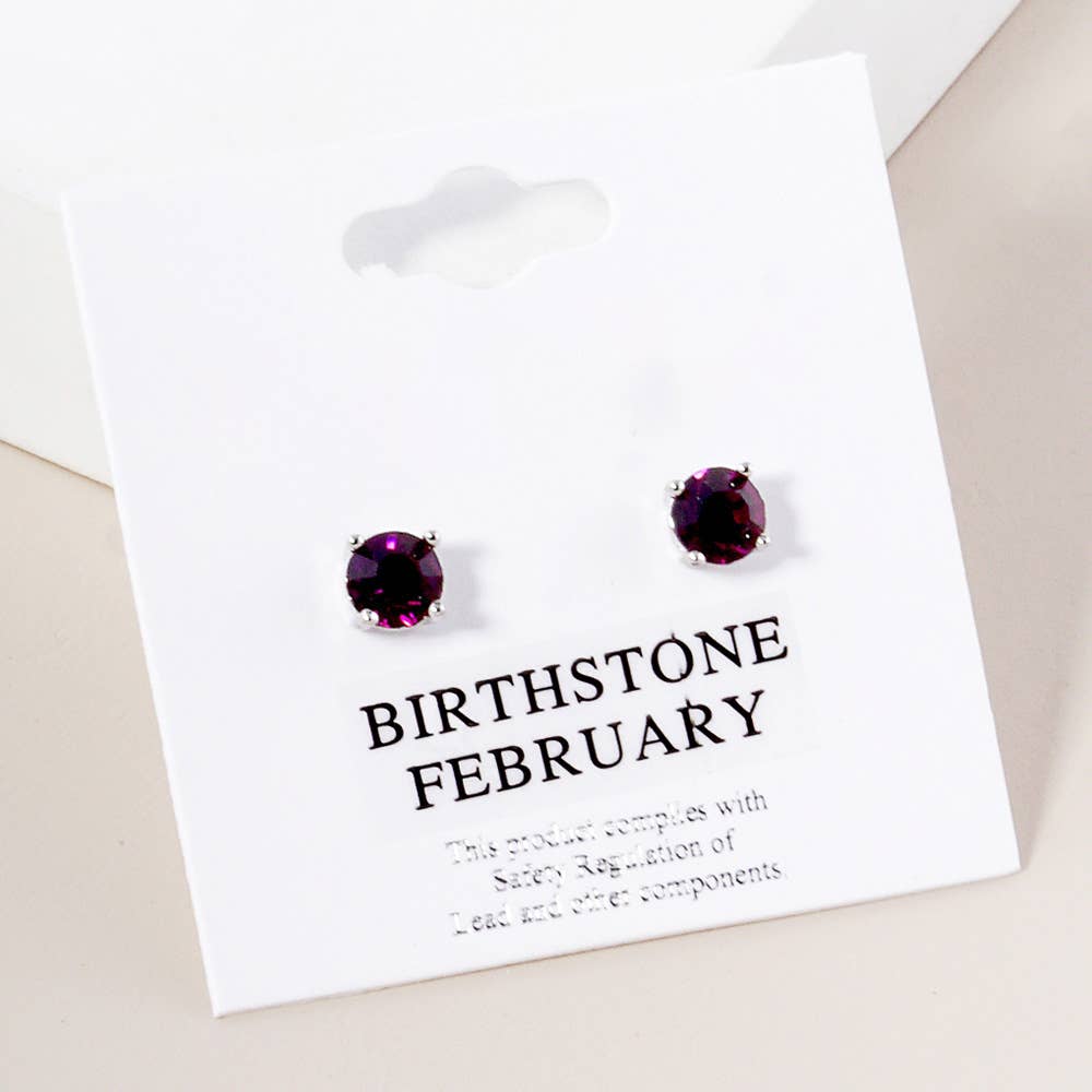 Sensibling Corp. - Birthstone Stud Earrings