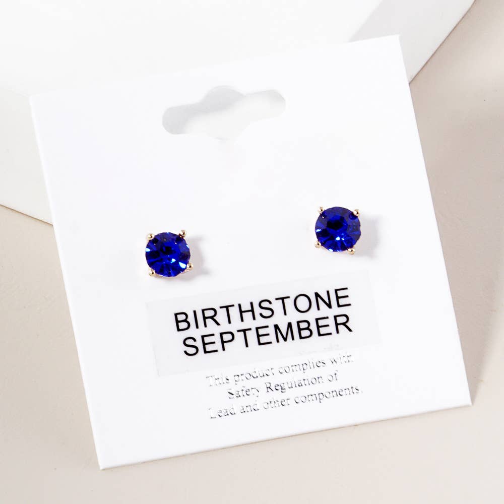Sensibling Corp. - Birthstone Stud Earrings