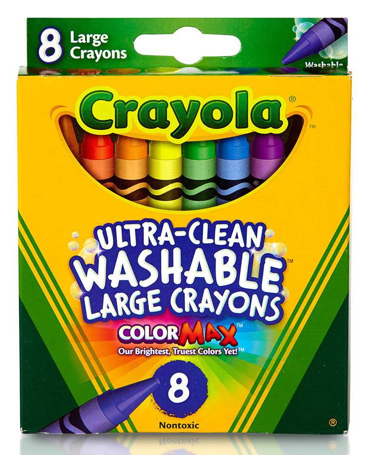 Really Big Coloring Books | ColoringBook.com - 8 Count Large Washable Crayola Crayons