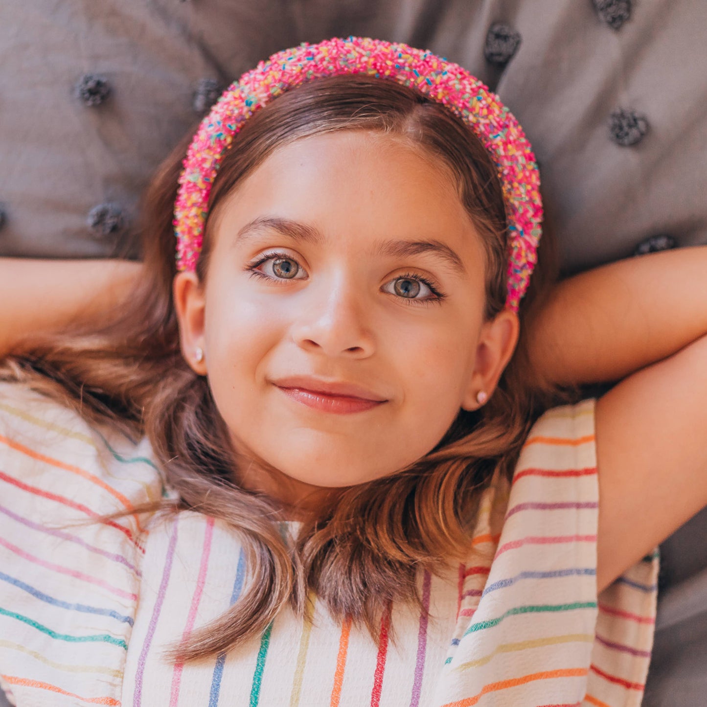 Frog Sac - Padded Sprinkles Headband