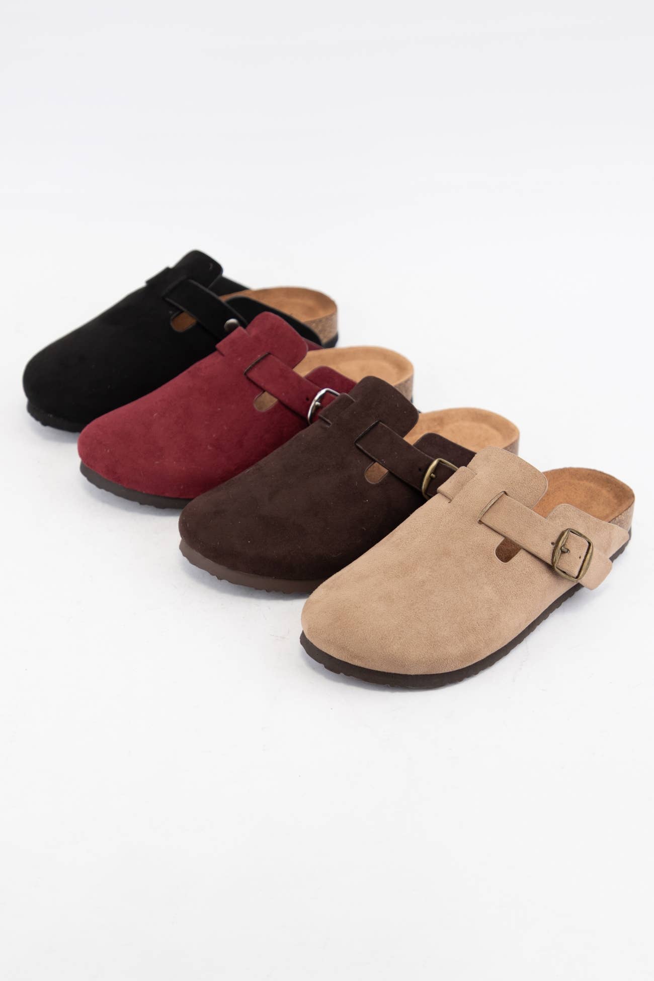 CCOCCI - REGIS ROUND TOE CLOG SANDALS WITH BUCKLE DETAIL