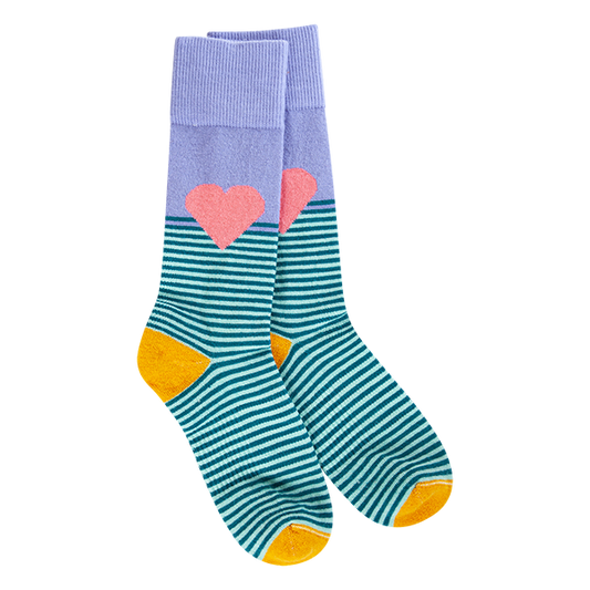 World's Softest® Socks - Woods Crew Ice Blue Multi