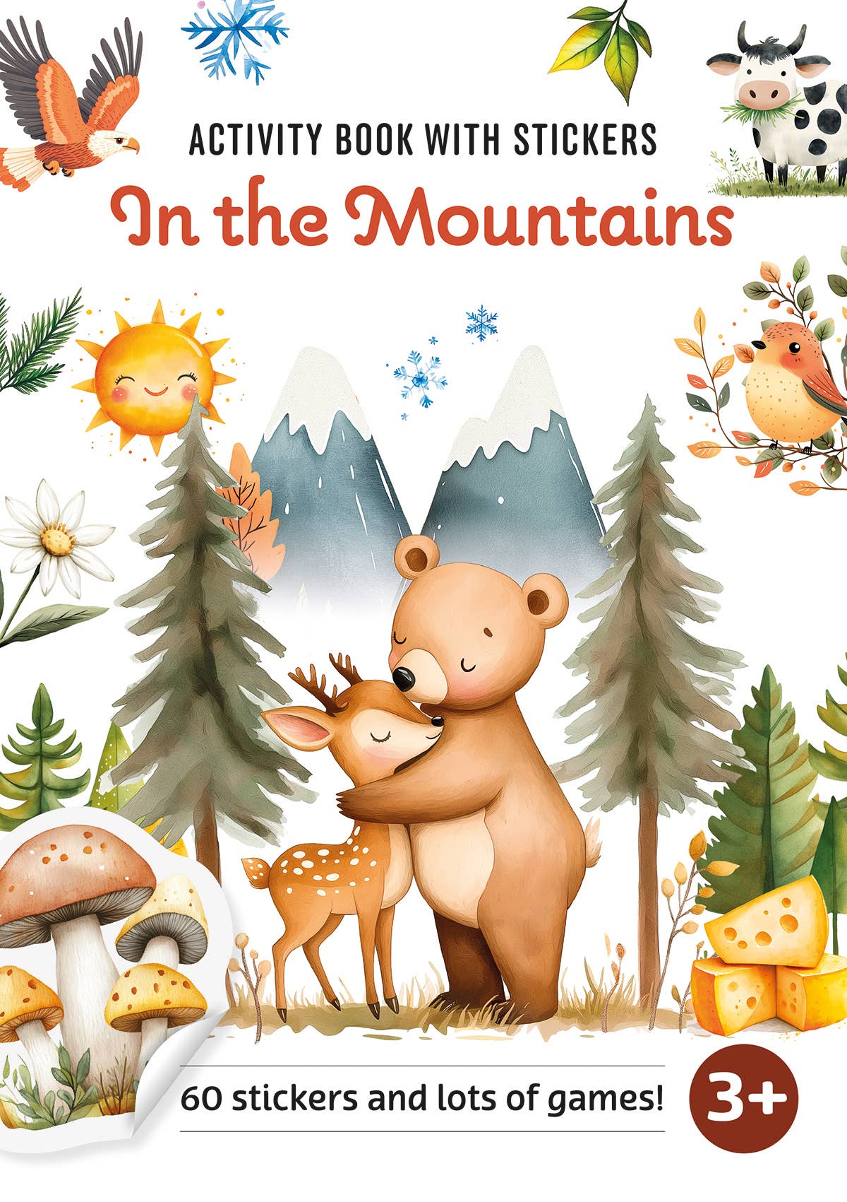 EDC Publishing - Activity Book with Stickers: In the Mountains
