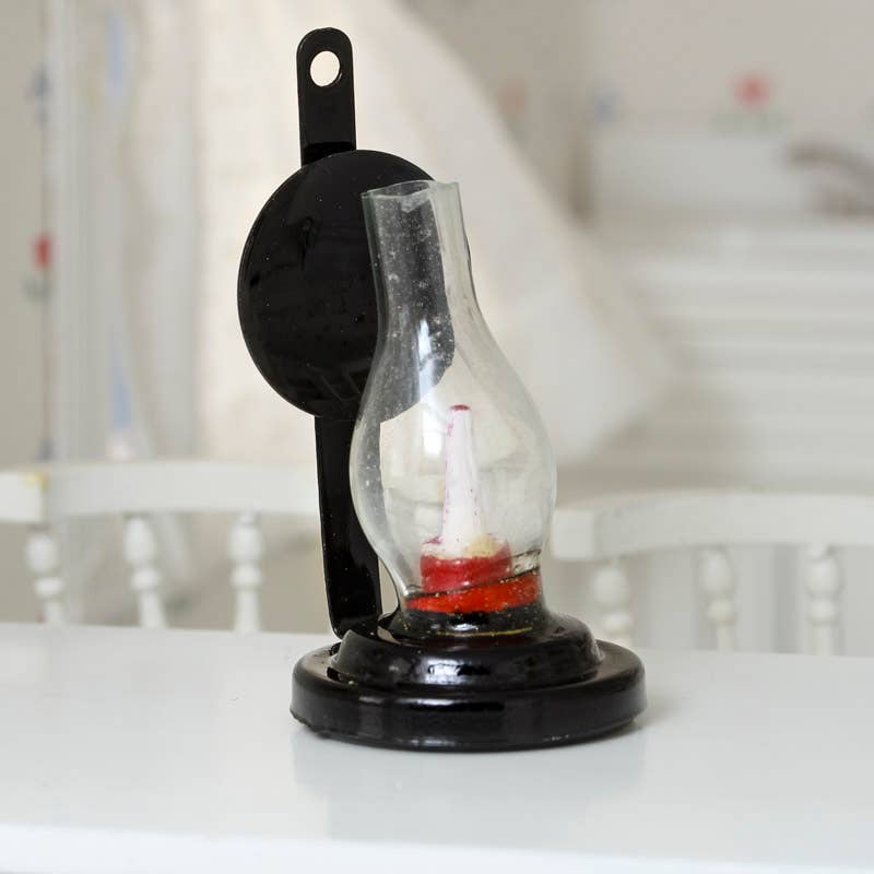 Factory Direct Craft - Miniature Old Fashioned Hurricane Lamp