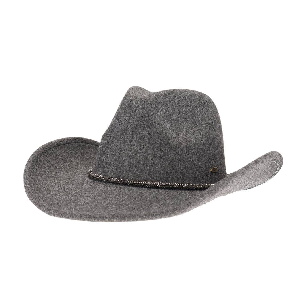 C.C Beanie - Reno Vegan Fabric Cowboy Hat VCC0067