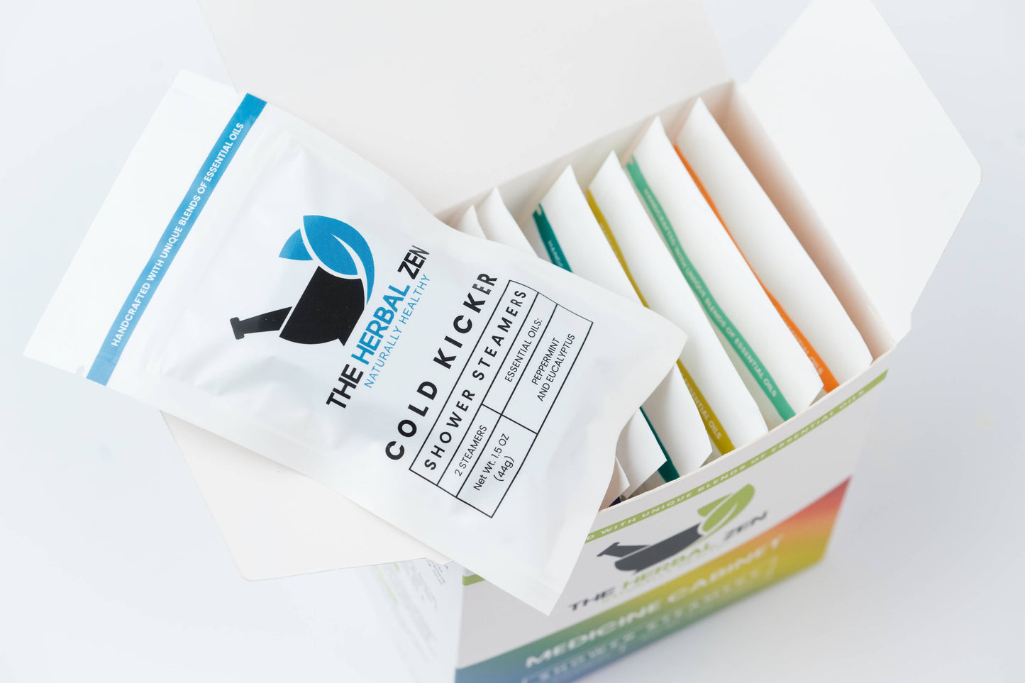 The Herbal Zen - Shower Steamer Gift Box – 7 Blend Variety Set