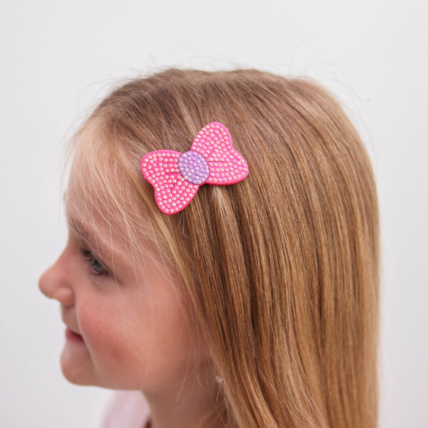 Frog Sac - Interchangeable Rhinestone Charm Headband and Hair Clips