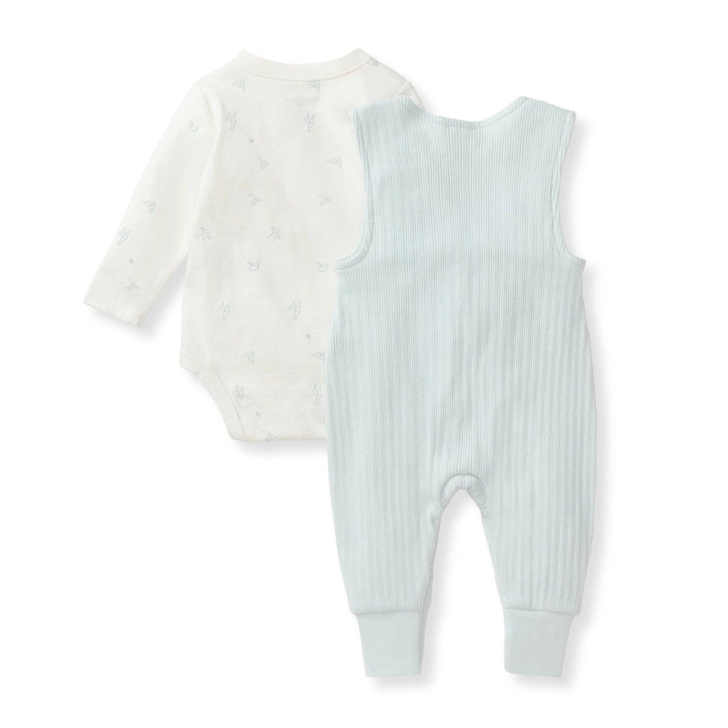 Burt's Bees Baby - Origami Bodysuit & Jumpsuit Baby Boy Set