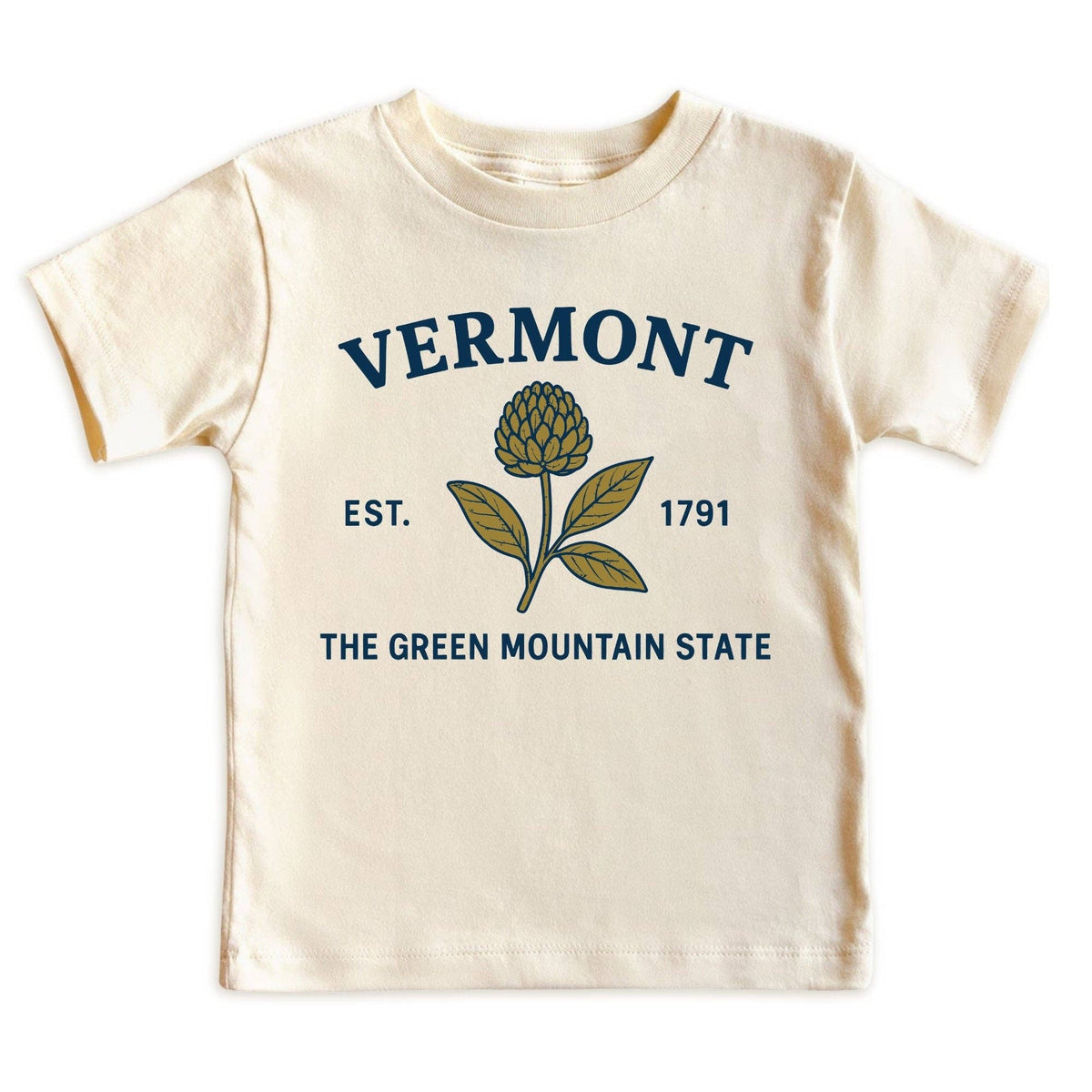 EnjoyMyDesign - Vermont Red Clover Floral Kids T-Shirt or Onesie