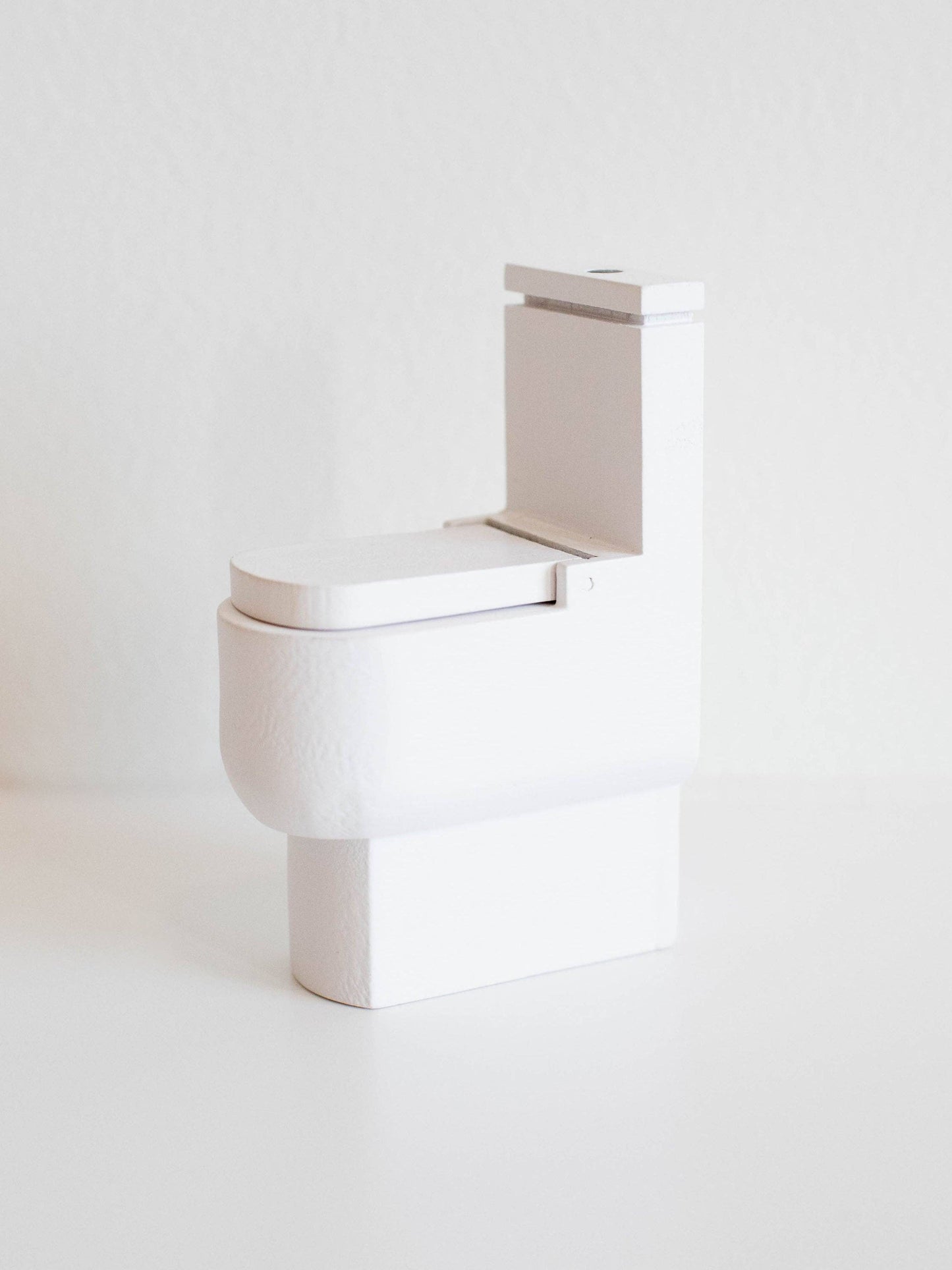 Macy Mae Dollhouse Designs - Dollhouse Toilet | White