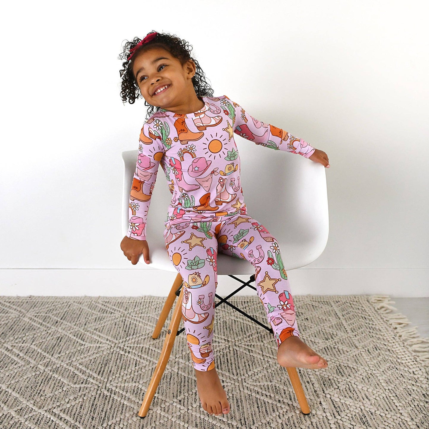 Gigi and Max - Lainey TWO PIECE - NO BUTTON Bamboo Western Toddler Outfit