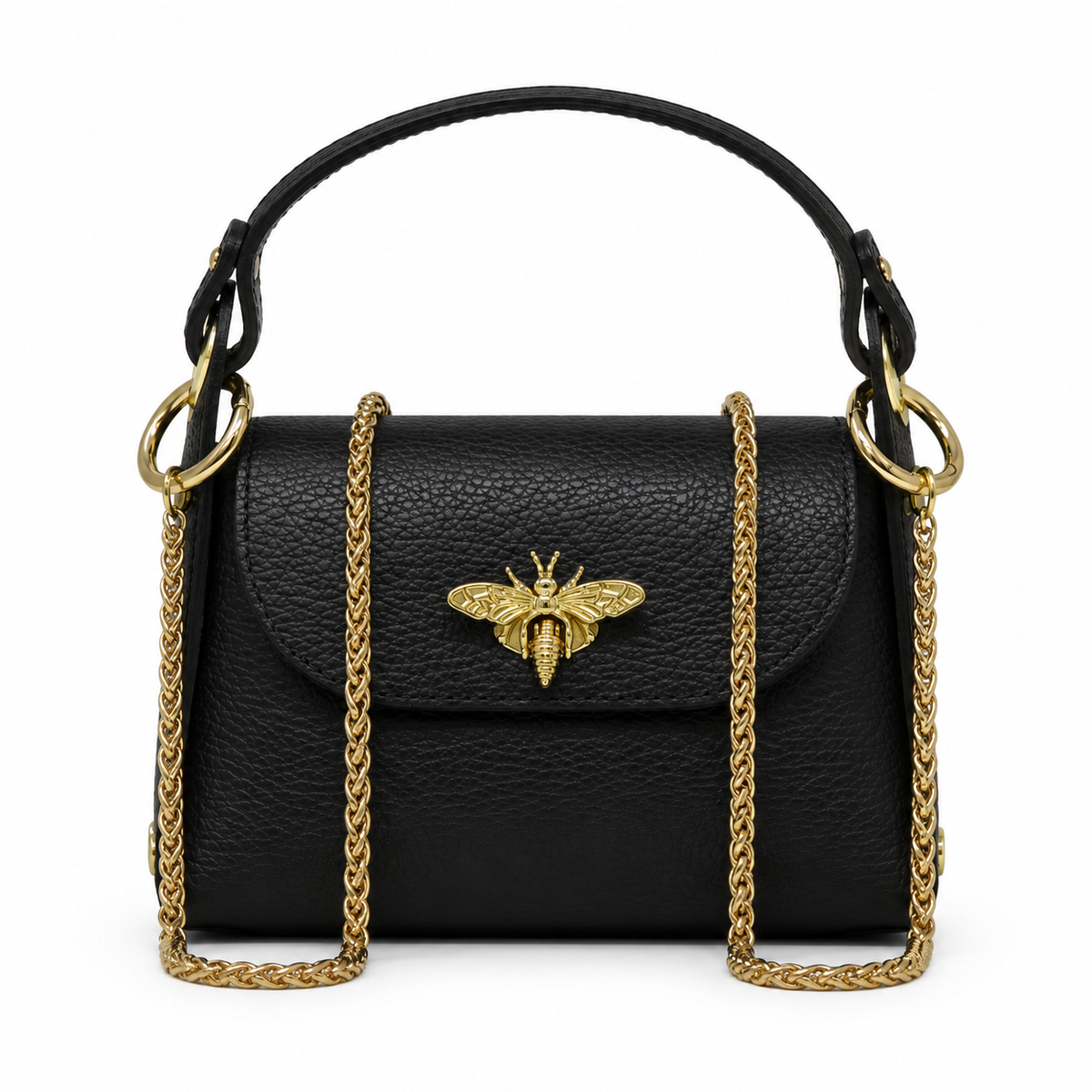 German Fuentes Handbags - GF1085 GENUINE ITALIAN LEATHER BUTTERFLY MINI BAG