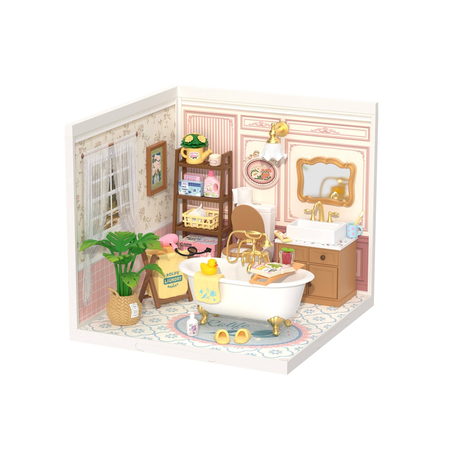 Hands Craft - DIY Miniature House Kit: Pop Bubble Bathroom