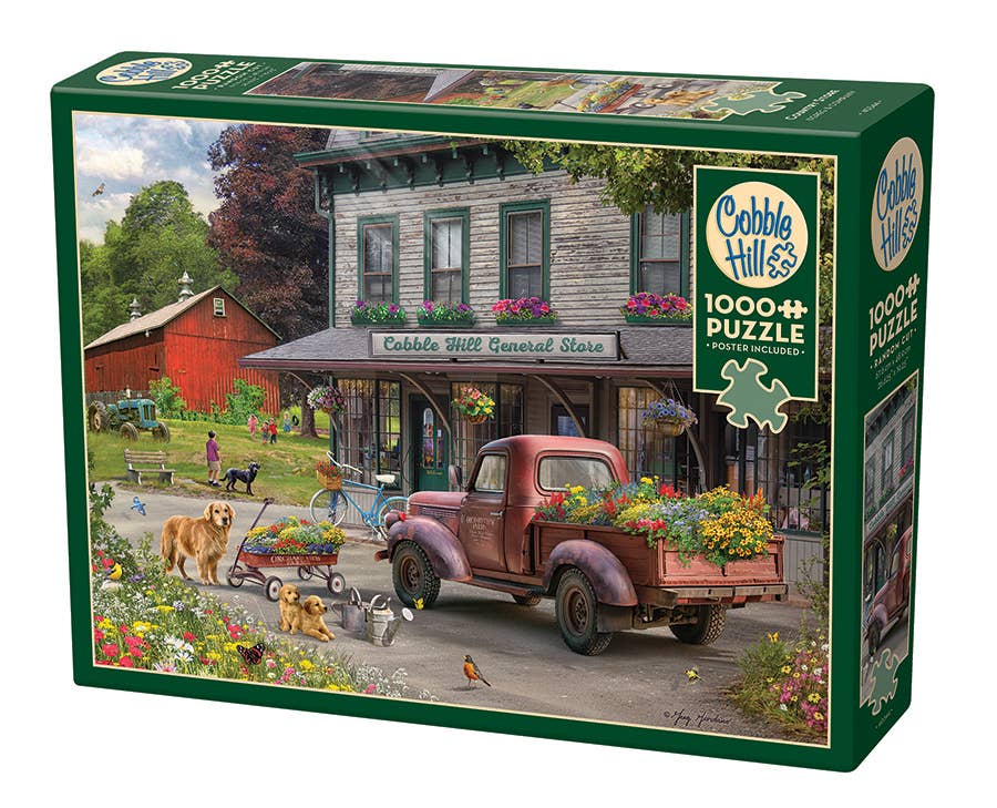 Outset Games and Cobble Hill Puzzles - Country Store 1000-Piece Puzzle