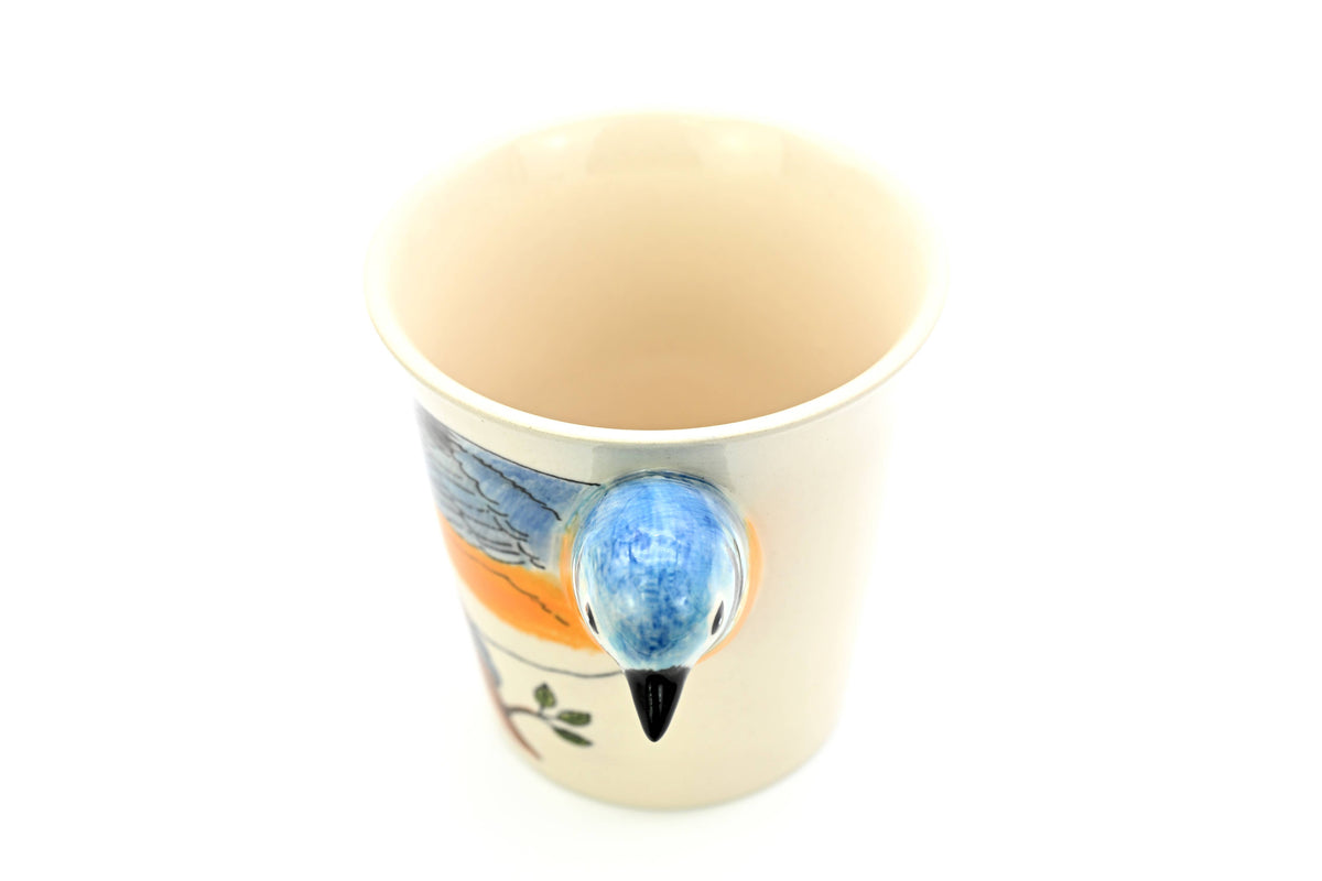 Art Floral Trading LLC - MUG186 Blue bird mug 10 oz