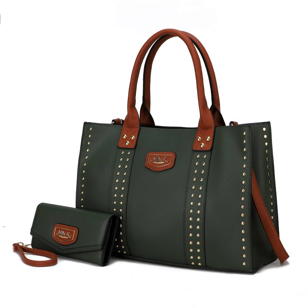 MKF Collection - MKF Davina Tote Handbag and Wallet Vegan Leather Women